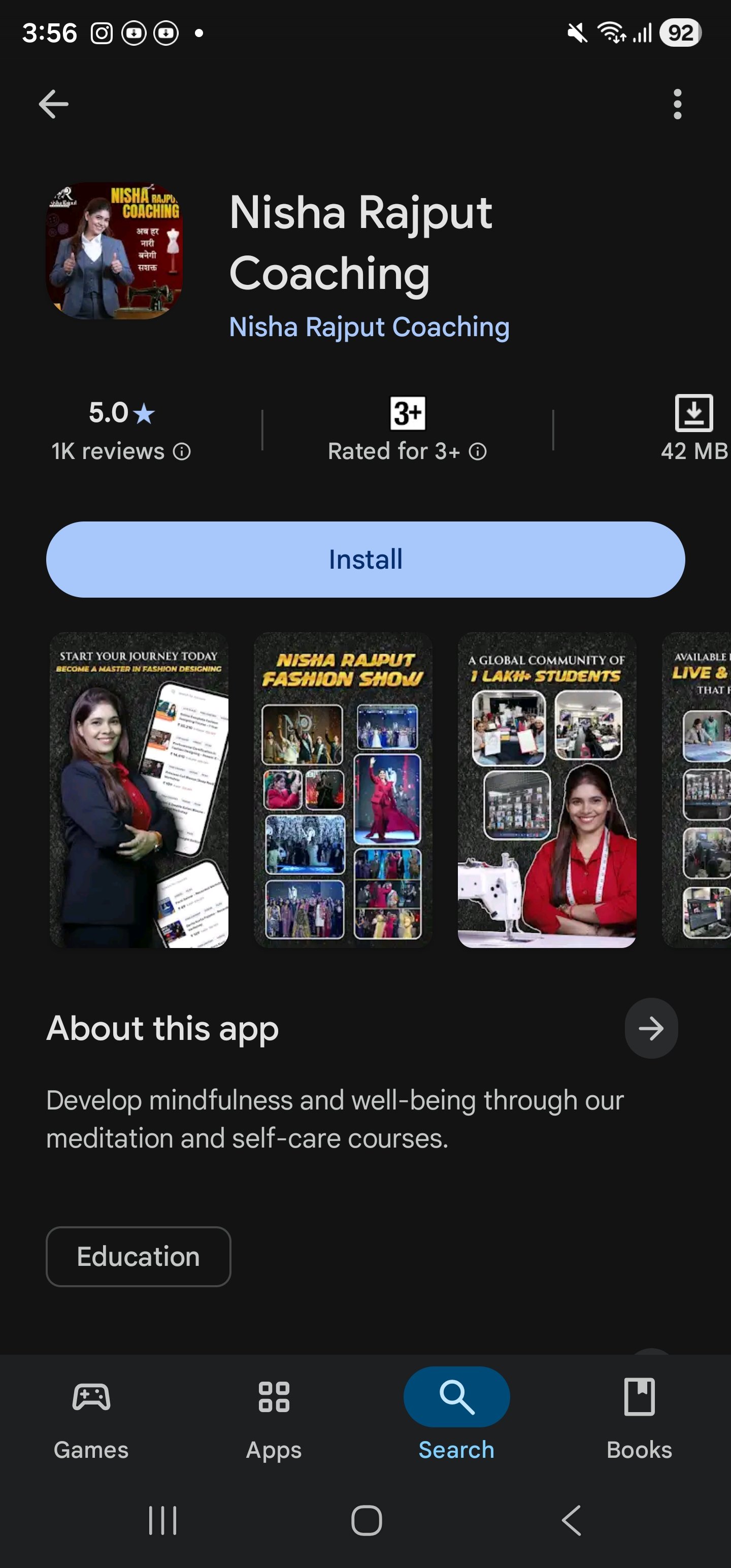 iOS/Android App mockup