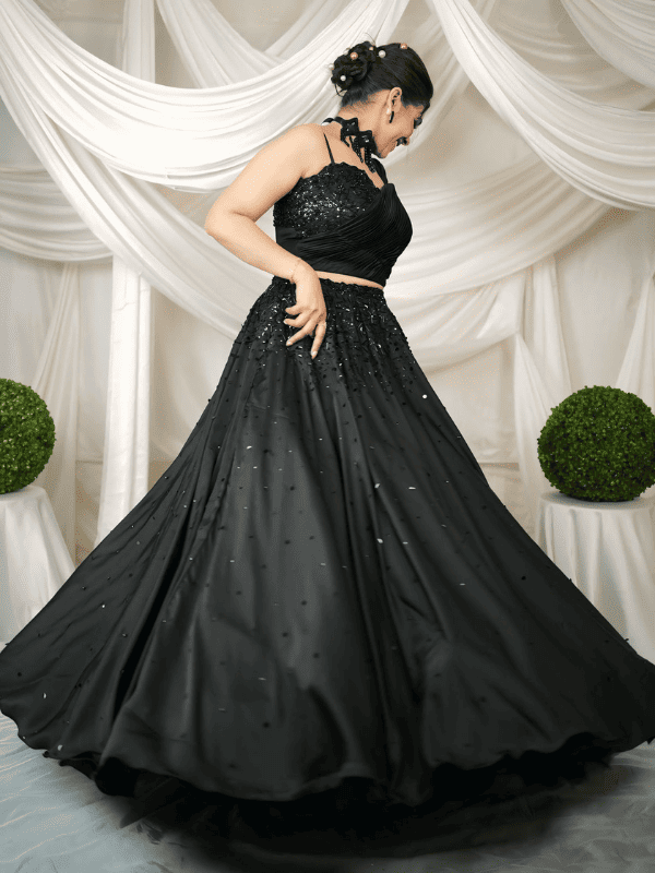 Black Magic Lehengas
